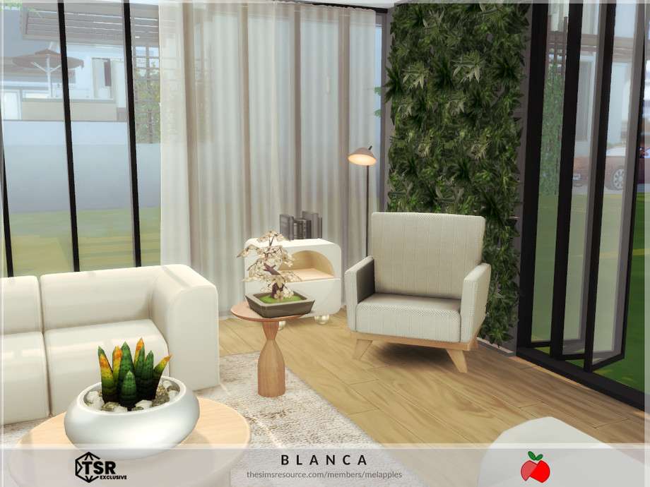 Гостиная Blanca для Симс 4 - фото 2