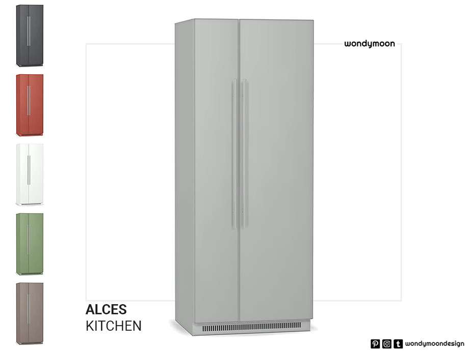 Холодильник Alces для Симс 4