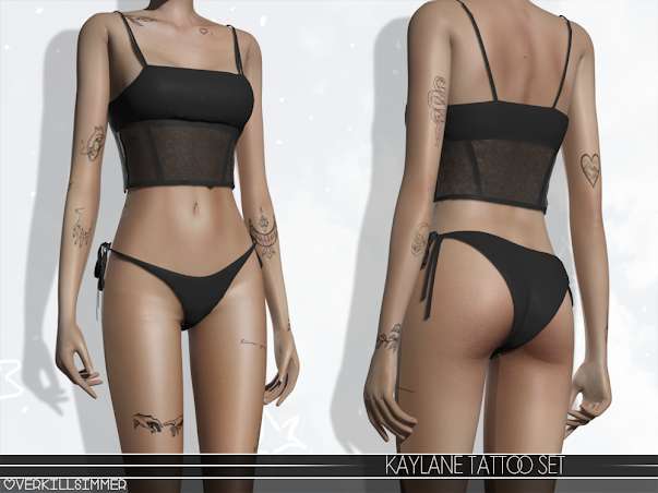 Татуировки Kaylane для Симс 4