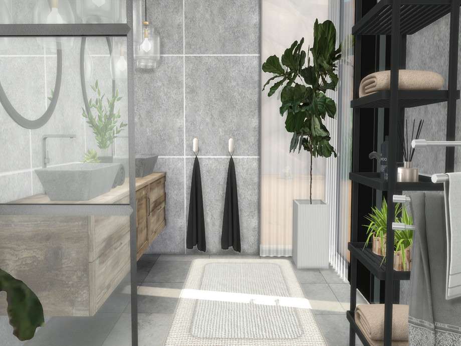 Ванная комната Noira для Симс 4 - фото 3