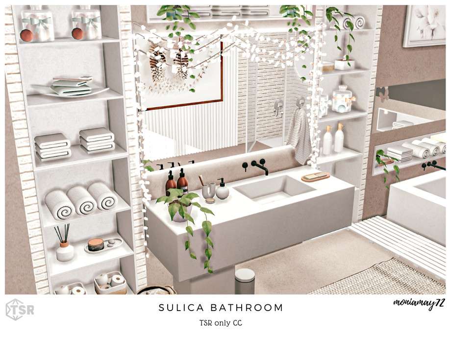 Ванная комната Sulica для Симс 4 - фото 4