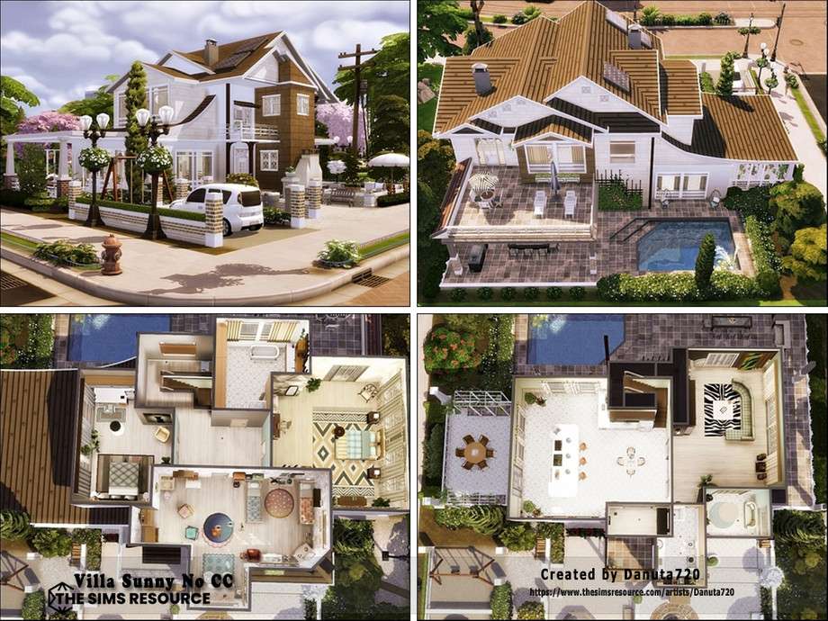 Вилла Sunny для Симс 4 - фото 3