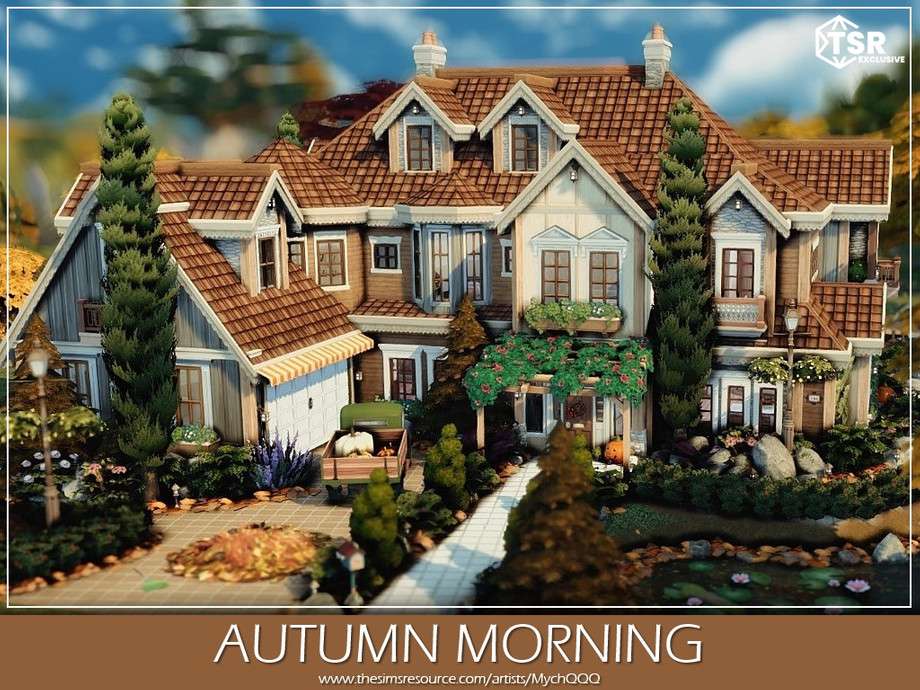 Дом Autumn Morning для Симс 4 - фото 1