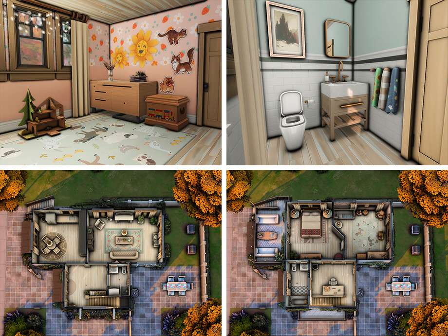 Дом Vinehill Road для Симс 4 - фото 5