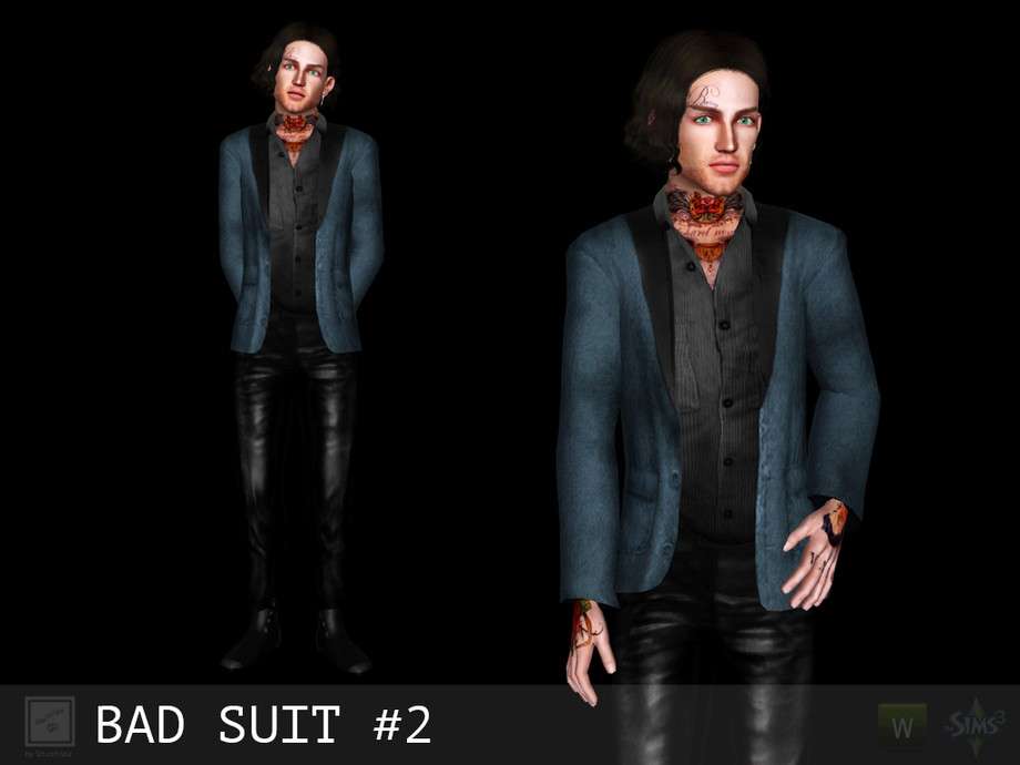 Костюм Bad suit #2 для Симс 3