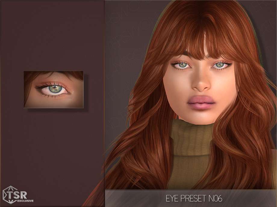 Пресет глаз N06 для Симс 4