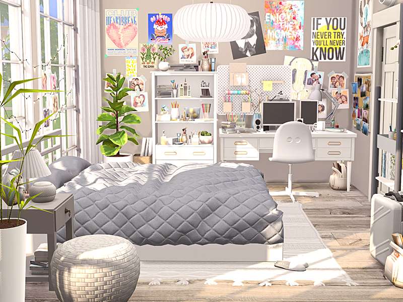 Спальня Rachel для Симс 4 - фото 1