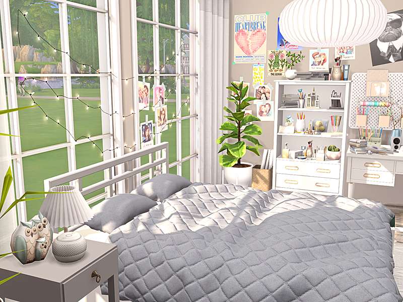 Спальня Rachel для Симс 4 - фото 3