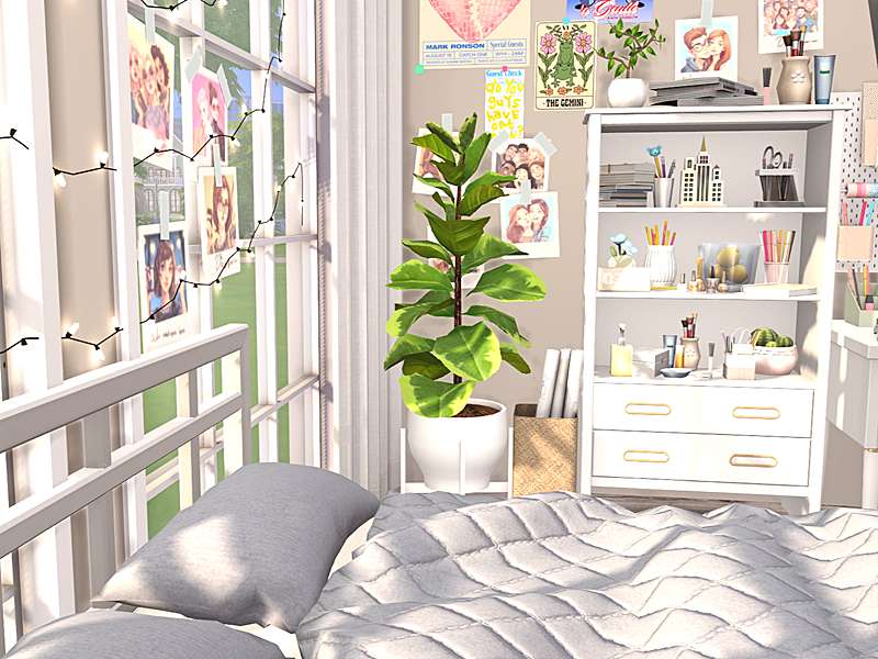 Спальня Rachel для Симс 4 - фото 6