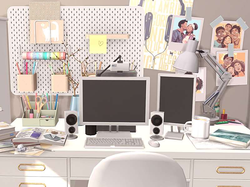 Спальня Rachel для Симс 4 - фото 7