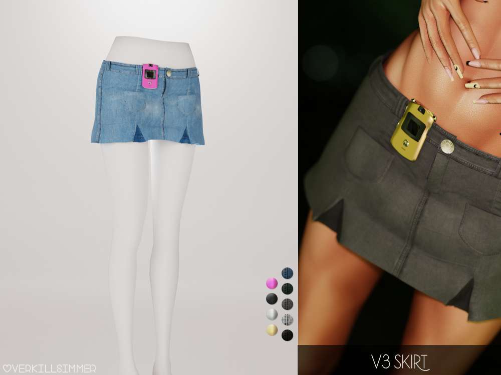 Юбка V3 для Симс 4
