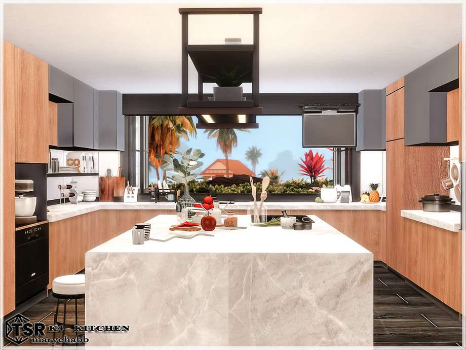 Кухня K4 для Симс 4 - фото 2