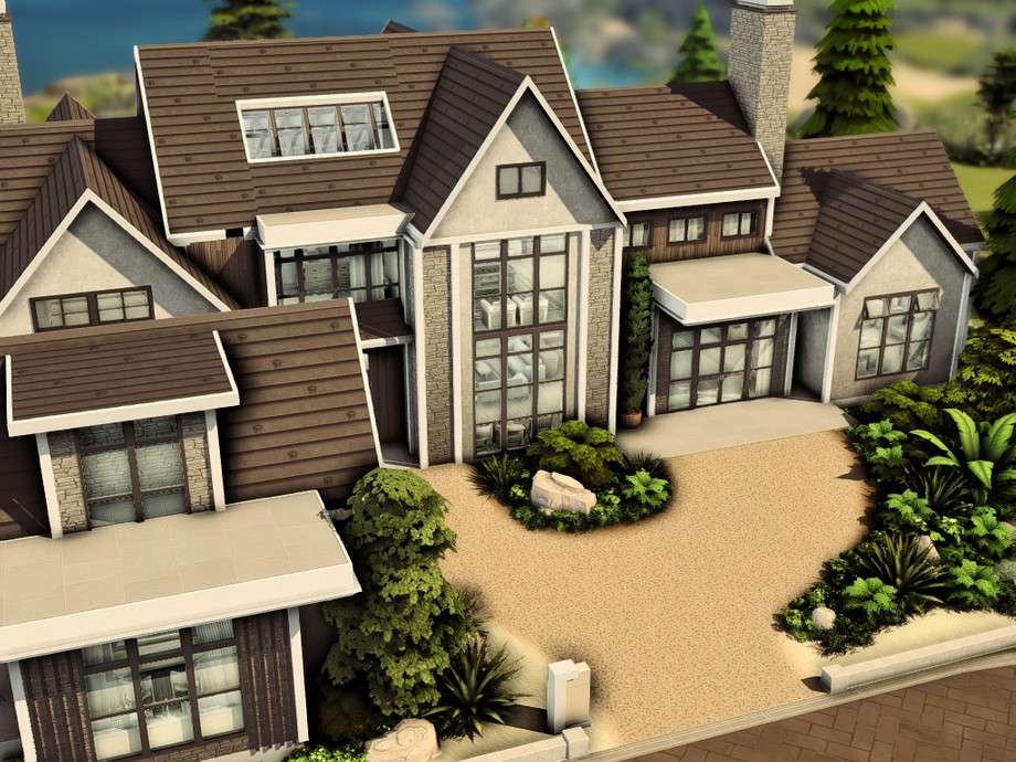 Дом Modern Country для Симс 4 - фото 4