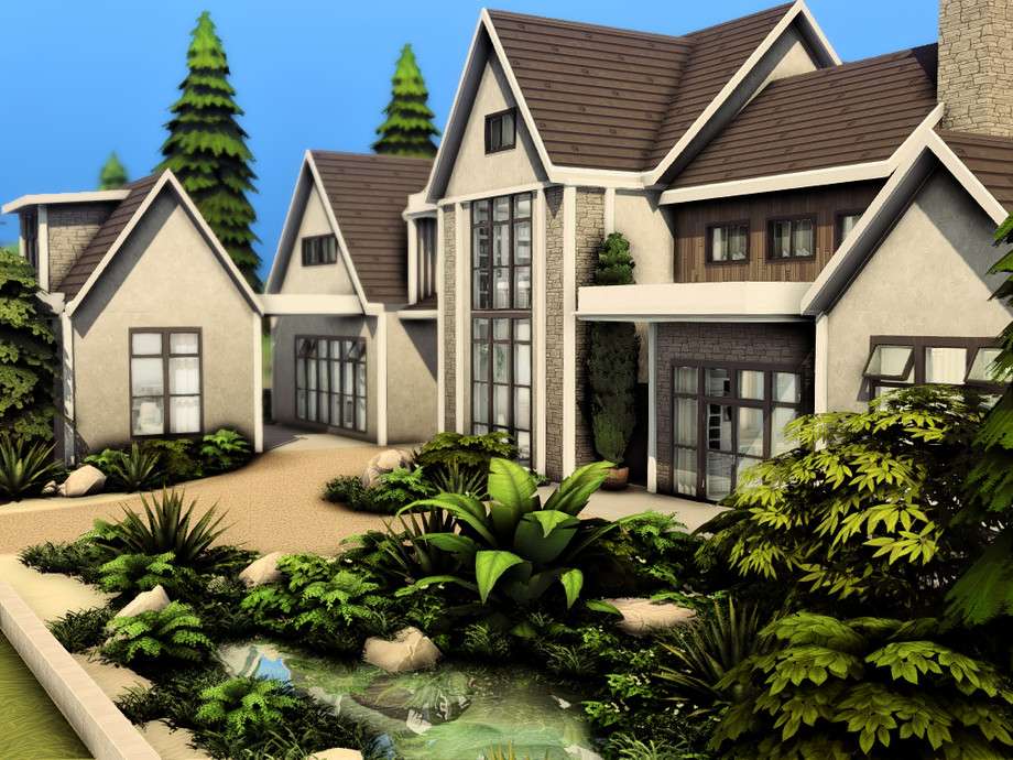 Дом Modern Country для Симс 4 - фото 5