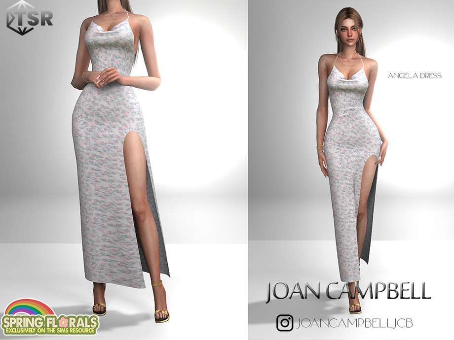 Платье Angela для Симс 4