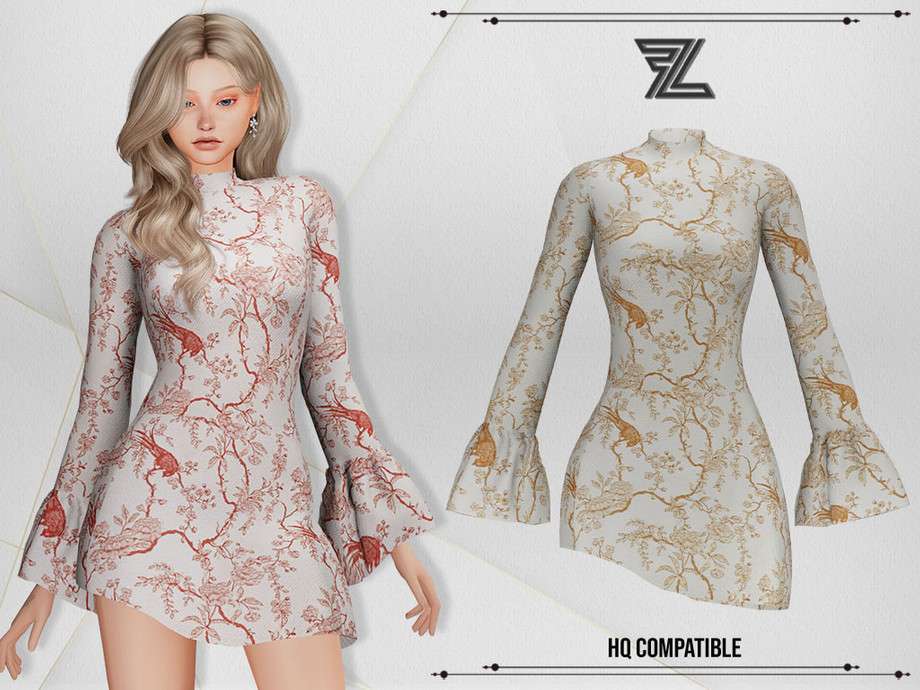 Платье Samantha для Симс 4