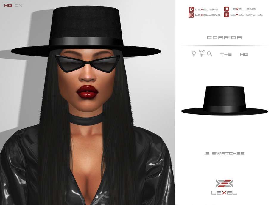 Шляпа Corrida для Симс 4 - фото 1