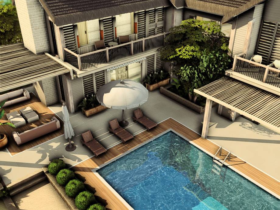 Дом Paradise Mansion для Симс 4 - фото 6