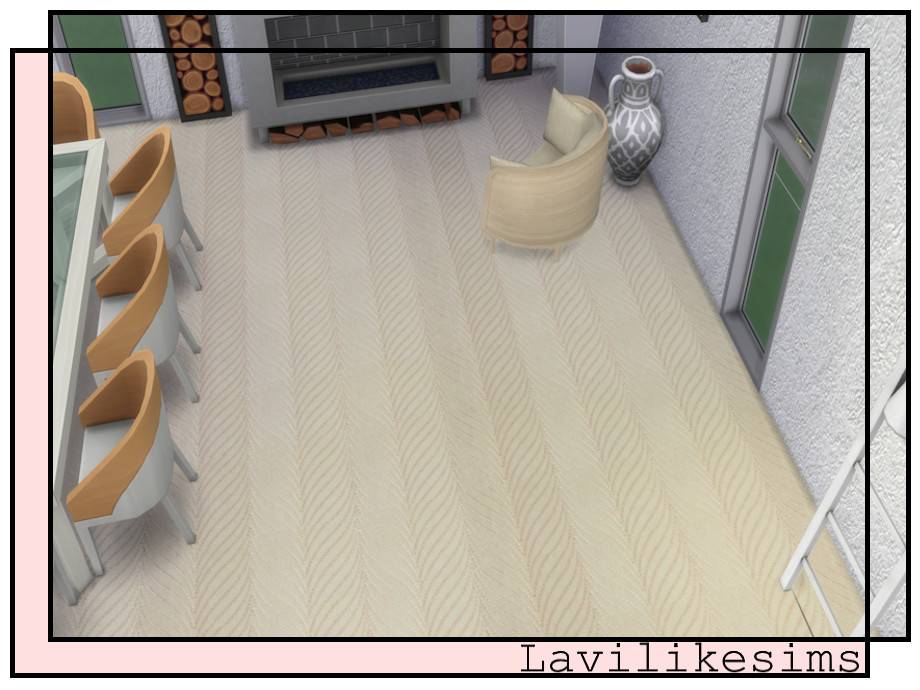 Пол Feather Edge Carpet для Симс 4