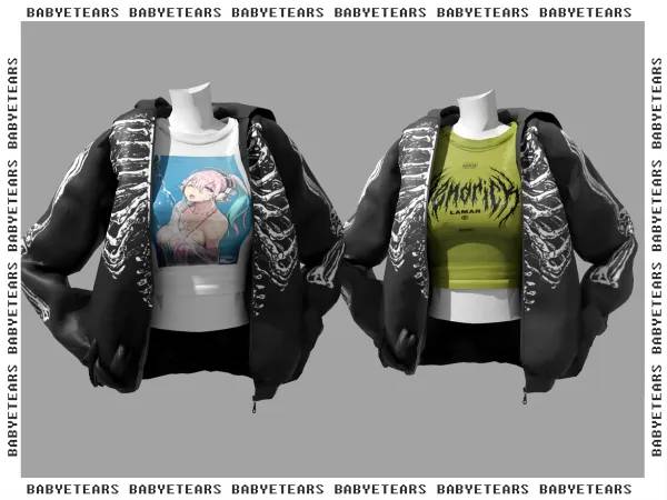 Толстовка Just D0ntkn0w UwU для Симс 4