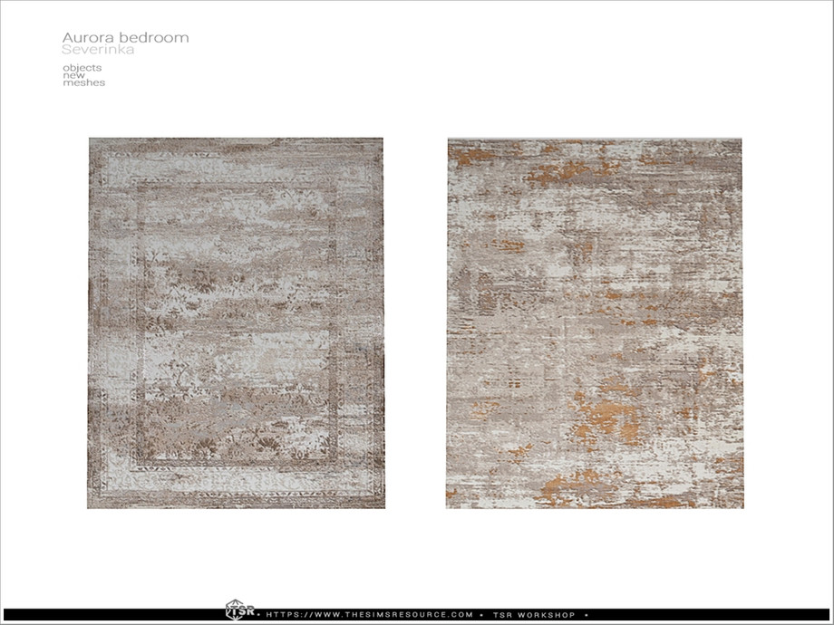 Aurora bedroom - rug 1