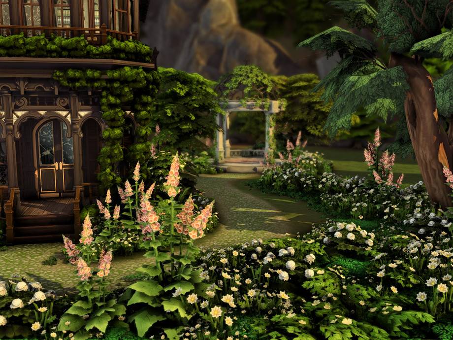 Дом Witch Victorian для Симс 4 - фото 4