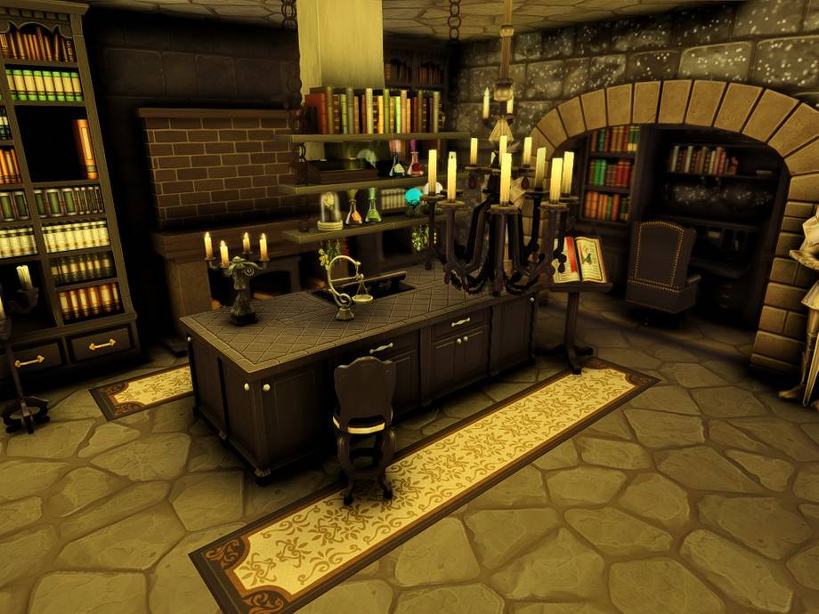 Дом Witch Victorian для Симс 4 - фото 5