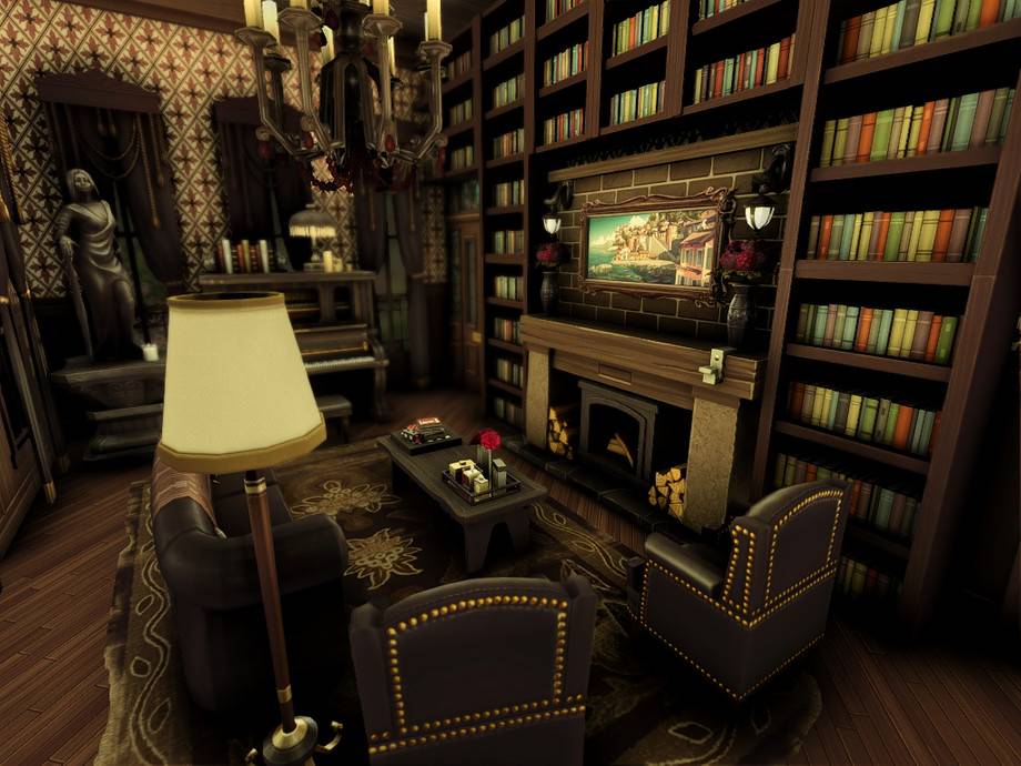 Дом Witch Victorian для Симс 4 - фото 6