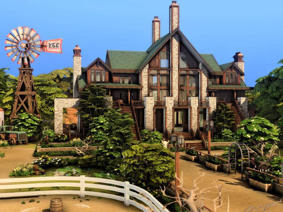 Ранчо для всех животных для Симс 4 - фото 4