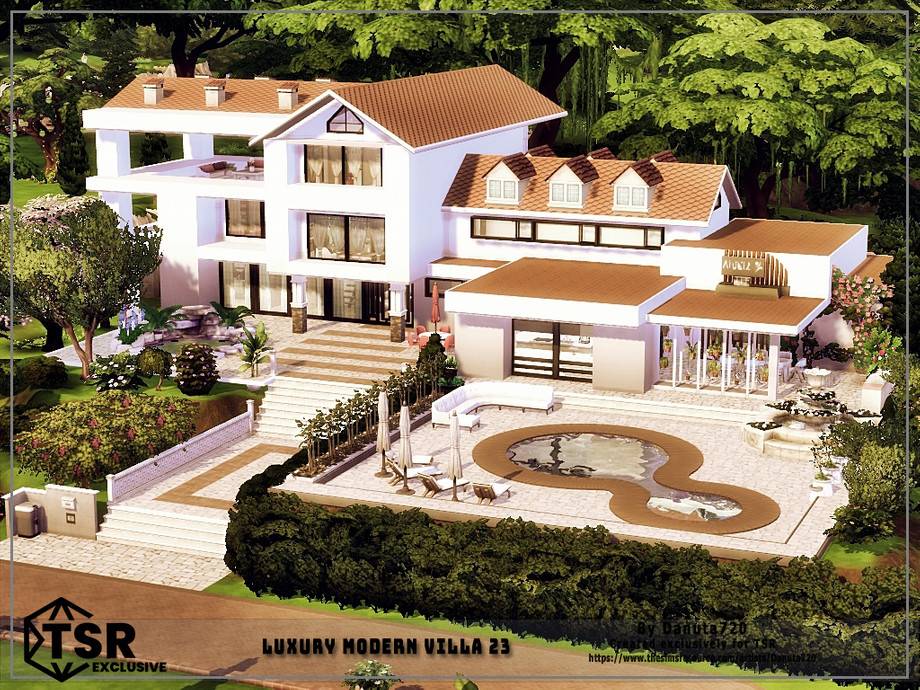 Вилла Luxury Modern для Симс 4 - фото 1