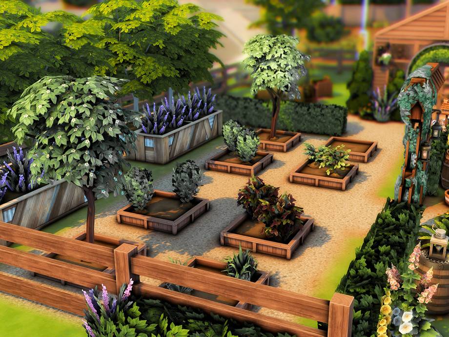 Дом Verdant Garden Oasis для Симс 4 - фото 3