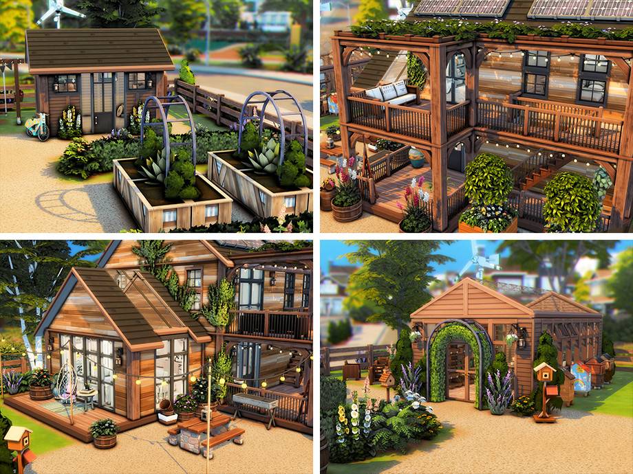 Дом Verdant Garden Oasis для Симс 4 - фото 4