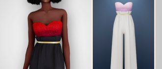 High waist loose pants with shine top 1