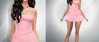 Ruffled Jacquard Mini Dress DO964 1
