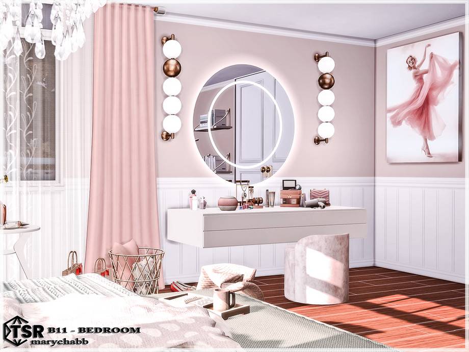 Спальня B11 для Симс 4 - фото 5