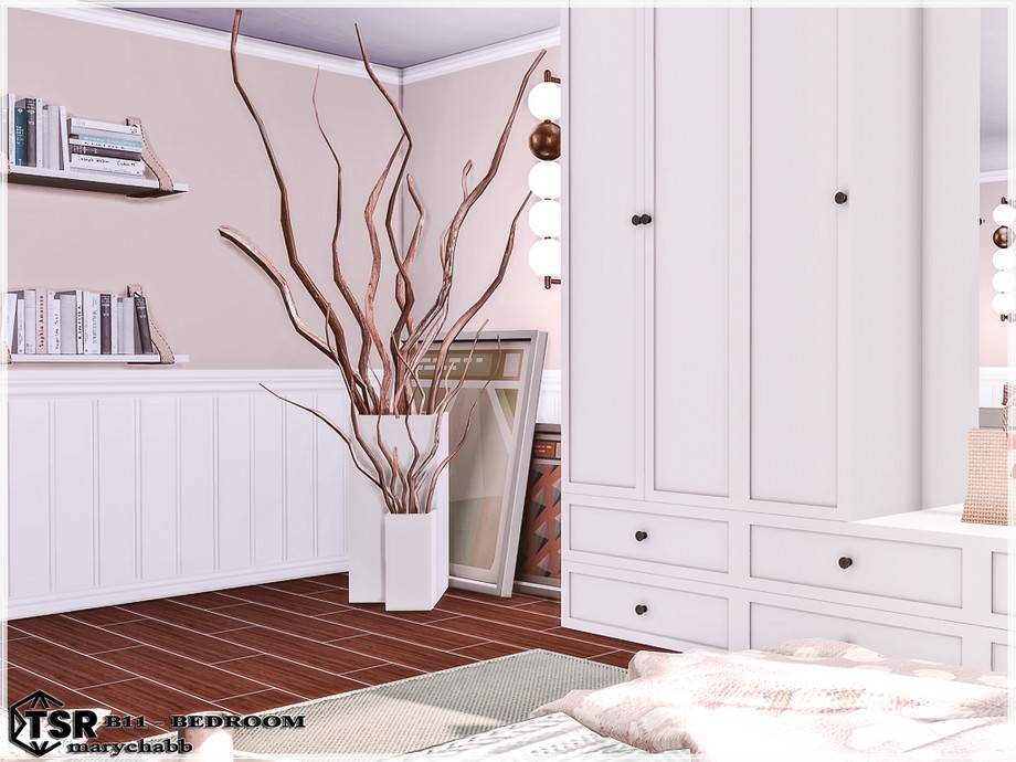 Спальня B11 для Симс 4 - фото 8