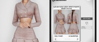 Twill Diamante Button Detail Cropped Blazer MC442 1