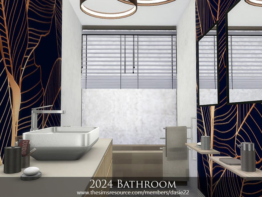Ванная комната 2024 для Симс 4 - фото 1