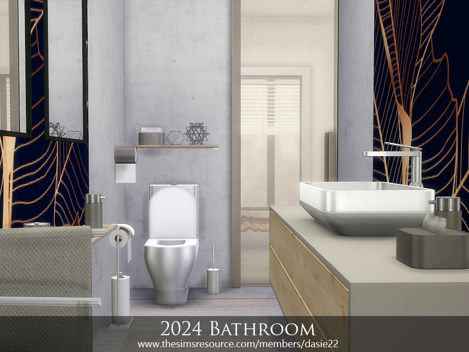 Ванная комната 2024 для Симс 4 - фото 2
