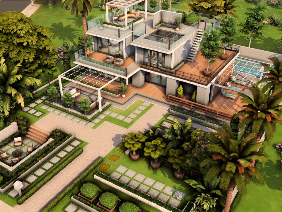 Дом Eco для Симс 4 - фото 2