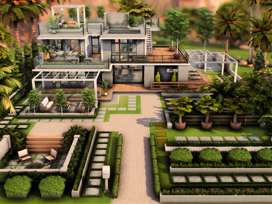 Дом Eco для Симс 4 - фото 4