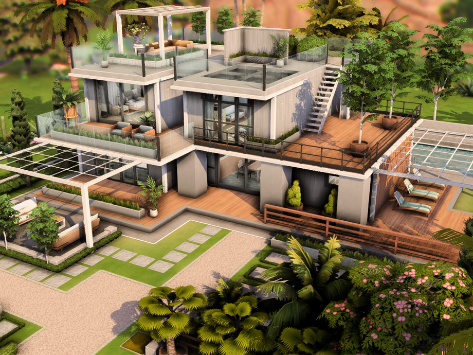 Дом Eco для Симс 4 - фото 5