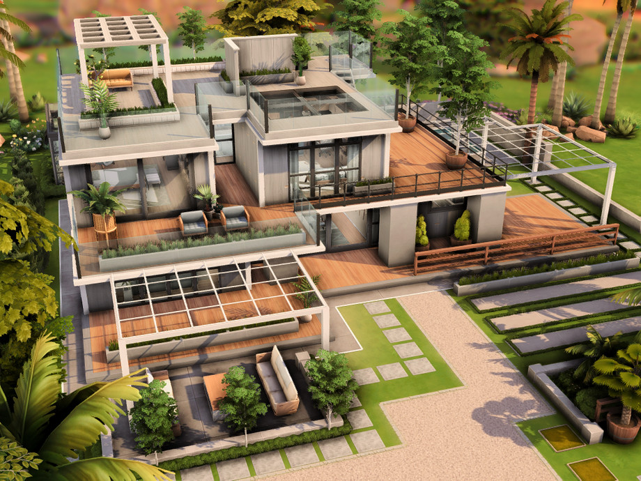 Дом Eco для Симс 4 - фото 8