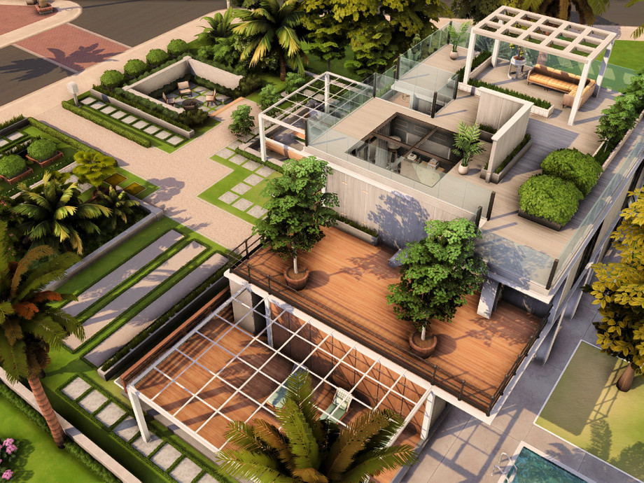 Дом Eco для Симс 4 - фото 9