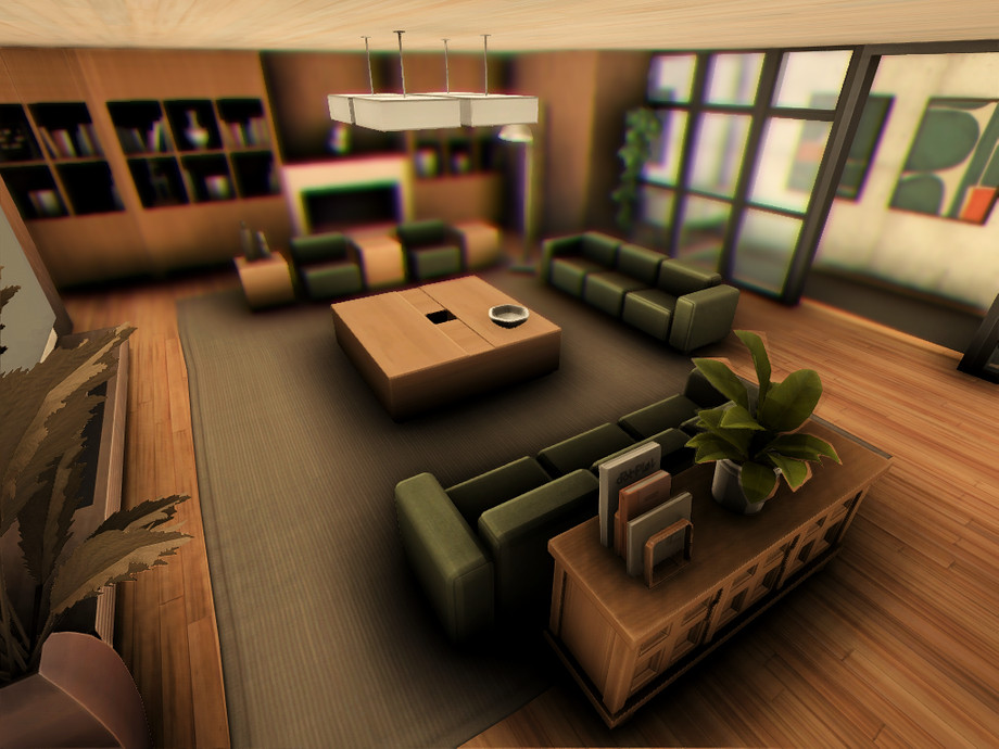 Дом Modern Mansion для Симс 4 - фото 9