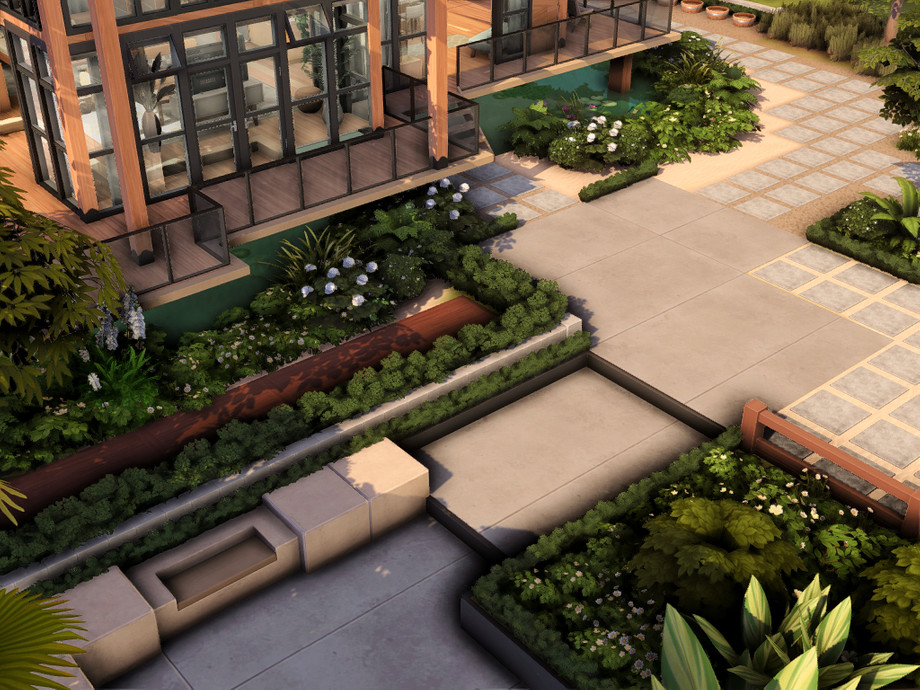 Дом Modern Small для Симс 4 - фото 4