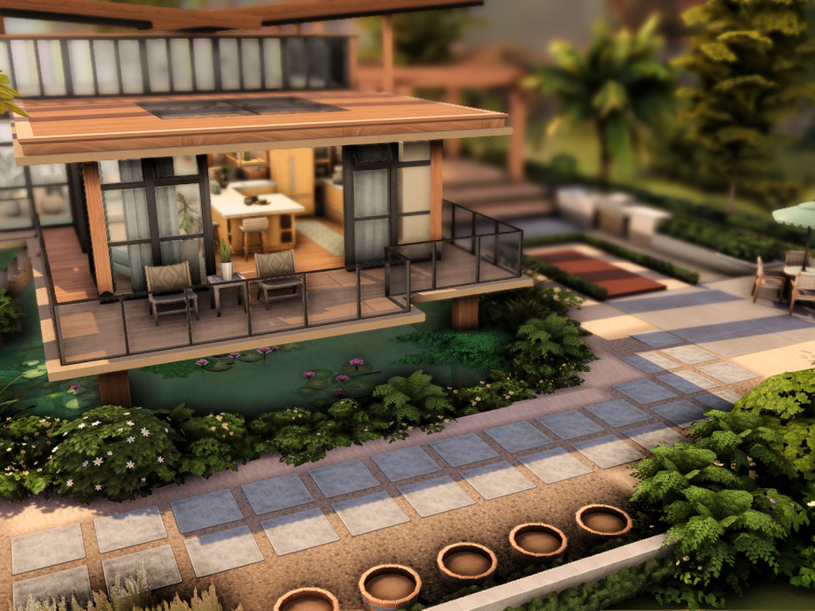 Дом Modern Small для Симс 4 - фото 6