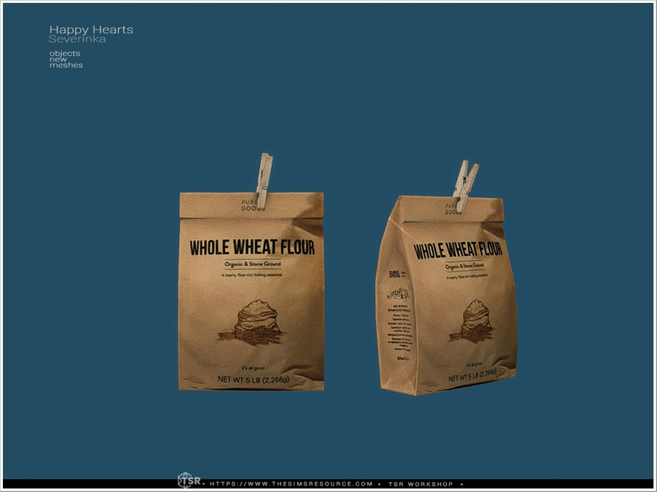 Пакет с мукой Happy Hearts для Симс 4