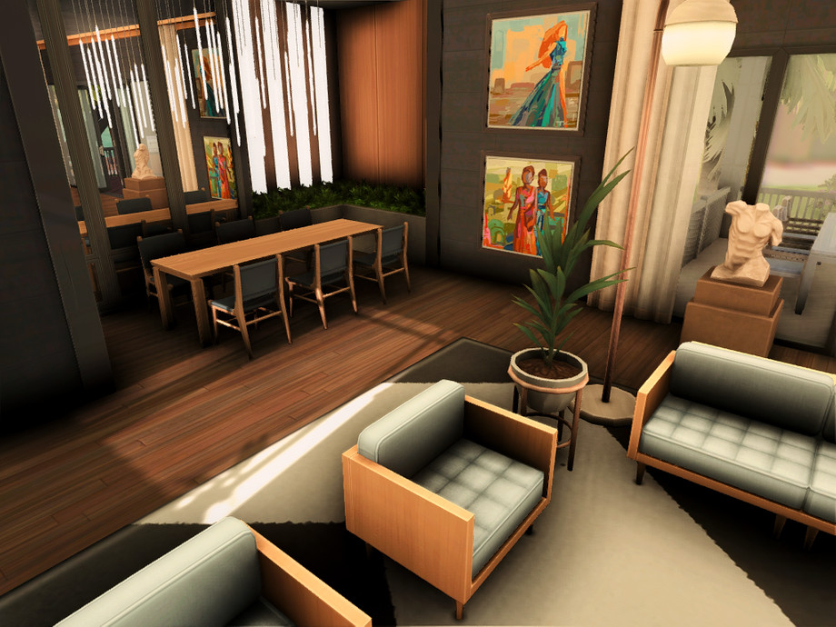 Современный семейный дом для Симс 4 - фото 8