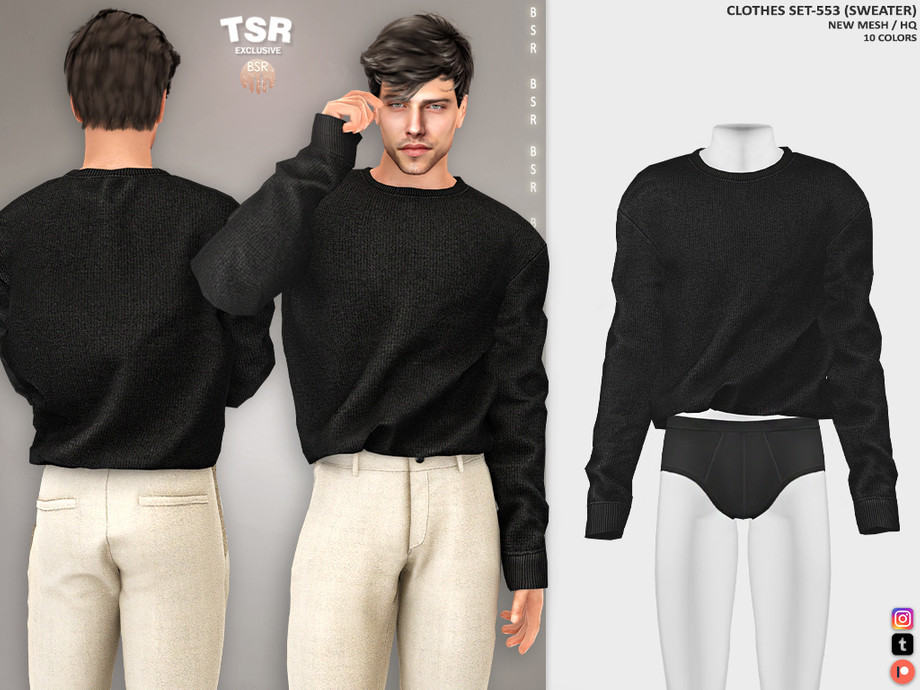 Свитер BD1426 для Симс 4